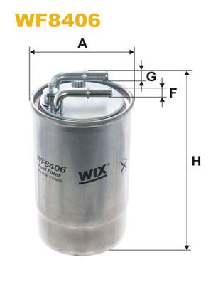 WIX FILTERS Топливный фильтр WF8406